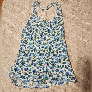 Floral Deb Tank Size Small
